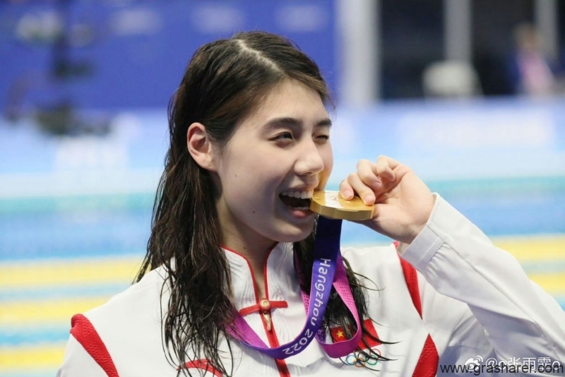 张雨霏豪取6枚金牌成为游泳项目奖牌榜的第一名。
